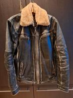 Leren piloten jas, Ophalen, Zo goed als nieuw, Overige maten, Bruin