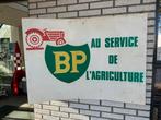 Vintage BP Reclamebord - Landbouw Trekker, Verzamelen, Ophalen, Gebruikt, ., .