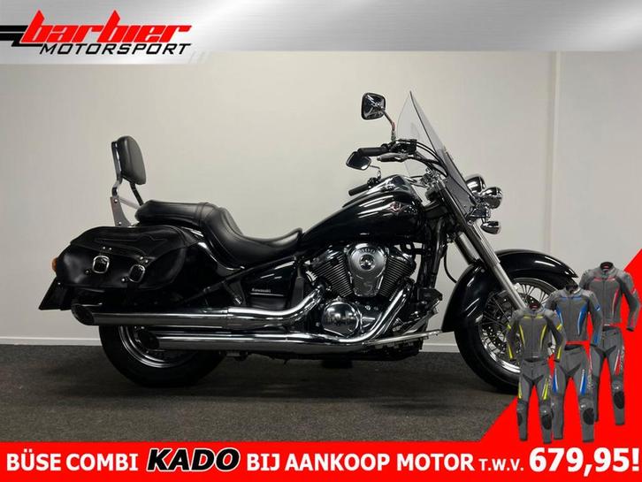 Kawasaki VN 900 CLASSIC (bj 2014), Motoren, Motoren | Kawasaki, Bedrijf, Chopper, 12 t/m 35 kW, 2 cilinders, Minimaal motorrijbewijs A2