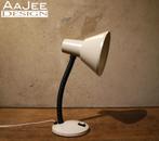 Veneta Lumi Italy - Vintage Italiaanse bureaulamp - Staal, Gebruikt, Ophalen of Verzenden, Italiaaans design - MCM, Minder dan 50 cm