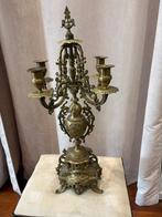 antieke bronzen kandelaar, Ophalen of Verzenden, Koper of Brons