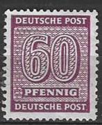Duitsland West Saxen 1945 - Yvert 18 - 60 Pf. (PF), Verzenden, BRD, Postfris