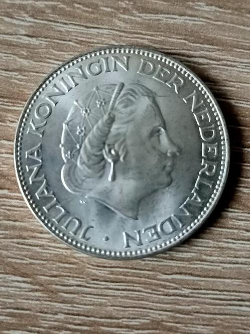 2 1/2 Gulden (Rijksdaalder) 1959 in absolute topkwaliteit., Postzegels en Munten, Munten | Nederland, Losse munt, 2½ gulden, Koningin Juliana