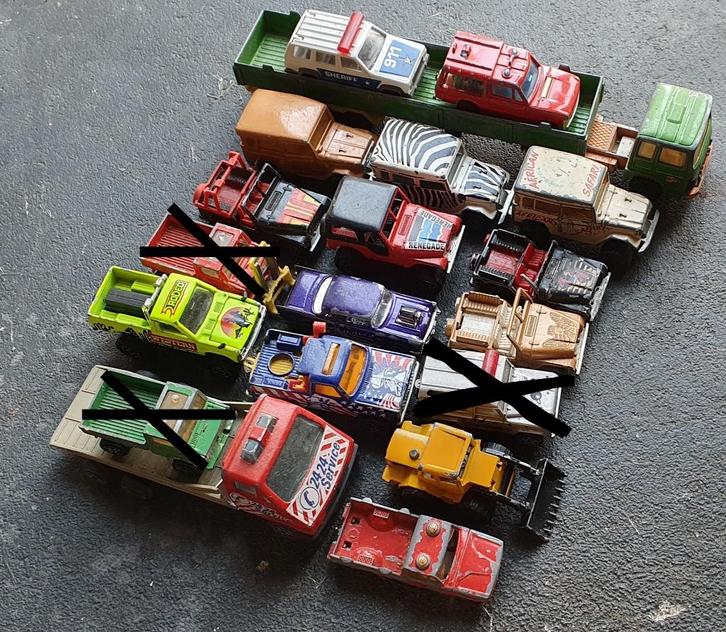 Majorette modelauto's, Hobby en Vrije tijd, Modelauto's | Overige schalen, Gebruikt, Auto, Ophalen of Verzenden