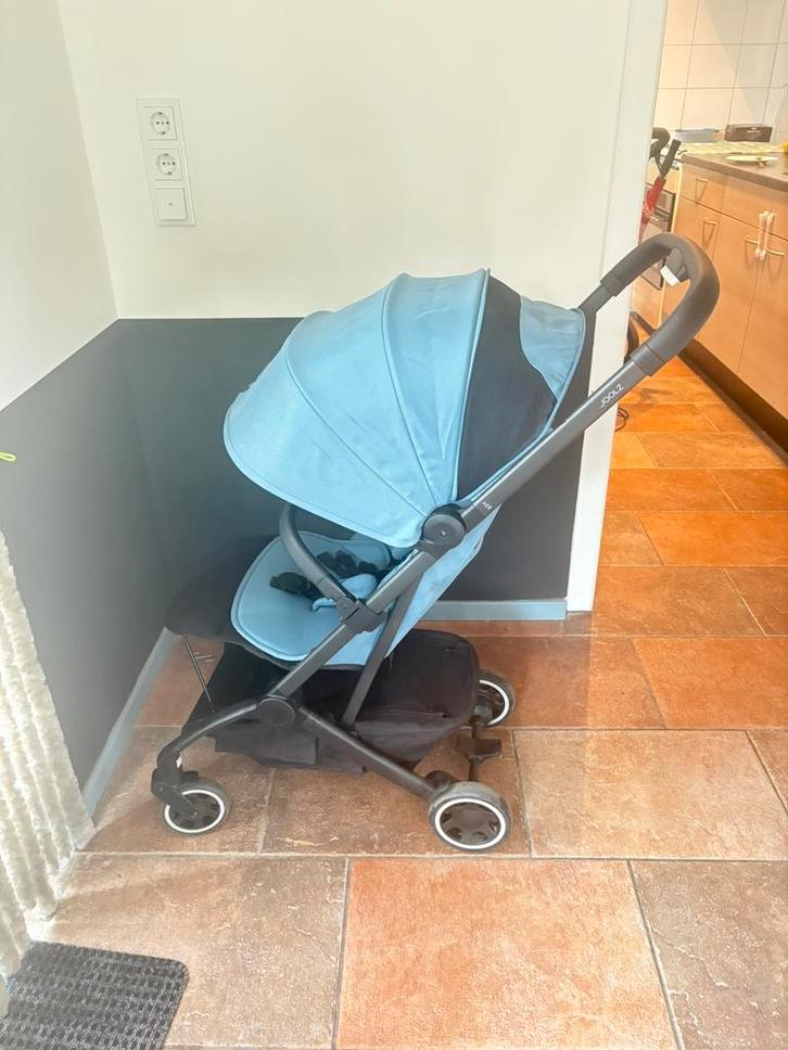 Joolz aer spendit blue, Kinderen en Baby's, Buggy's, Zo goed als nieuw, Overige merken, Regenhoes, Verstelbare rugleuning, Voetenzak