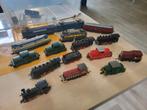 Assortiment H0 treinen en wagons, Hobby en Vrije tijd, Modeltreinen | H0, Wisselstroom, Gebruikt, Rails, Ophalen of Verzenden