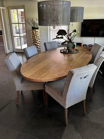 Houten Tafel - Oval mango beschikbaar voor biedingen