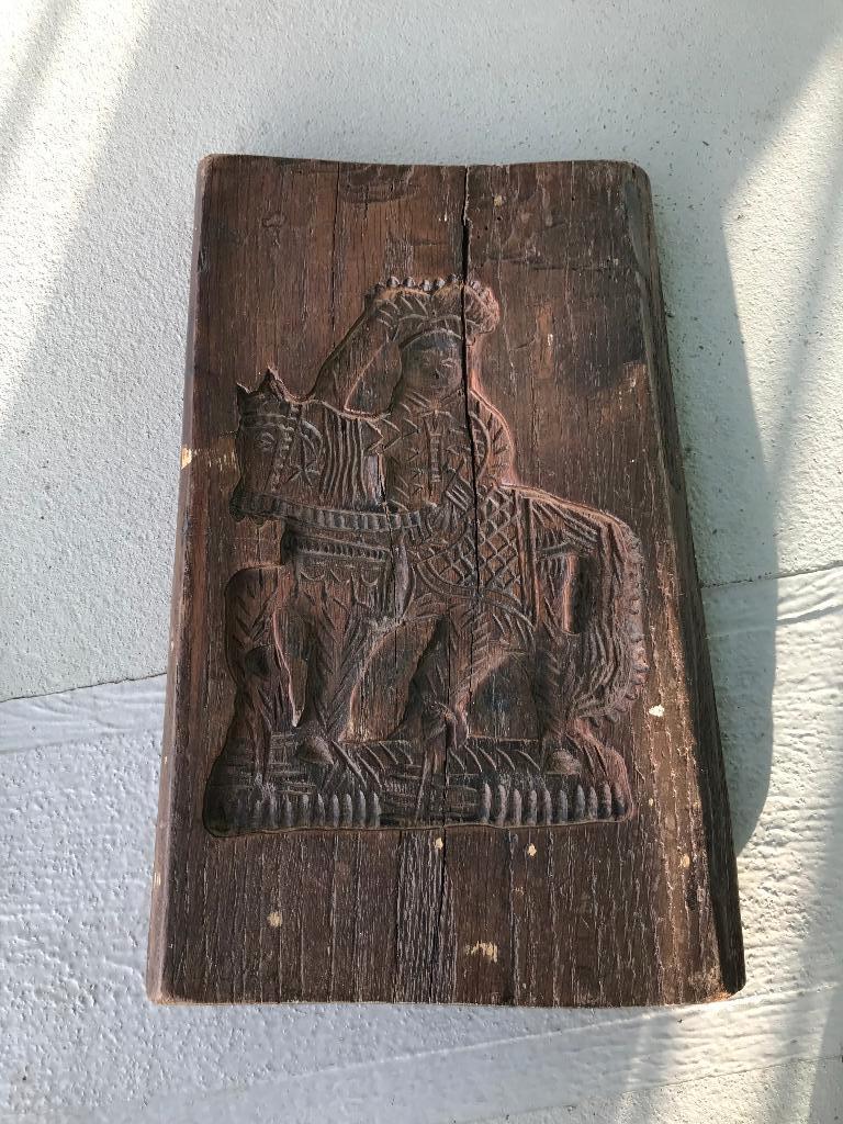 koek speculaas bakkers plank  ruiter te paard sinterklaas, Ophalen of Verzenden