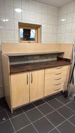 Pizza Werktafel met Opbergruimte, Huis en Inrichting, Keuken | Keukenelementen, Ophalen, Gebruikt, Beige, 150 tot 200 cm