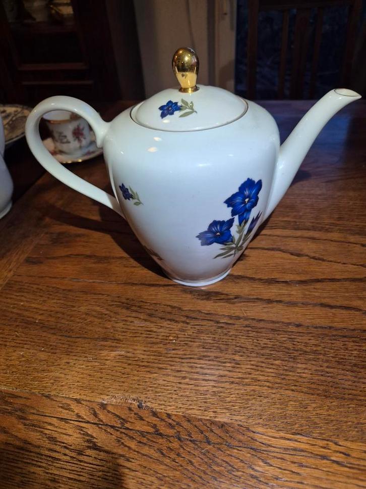 Schumann Arzberg Bavaria Theekan - Interbellum Porselein, Antiek en Kunst, Antiek | Servies los, Ophalen of Verzenden