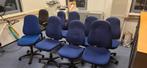 Gratis af te haken bureaustoelen - Blauw, Huis en Inrichting, Bureaustoelen, Ophalen, Gebruikt, Blauw, Bureaustoel