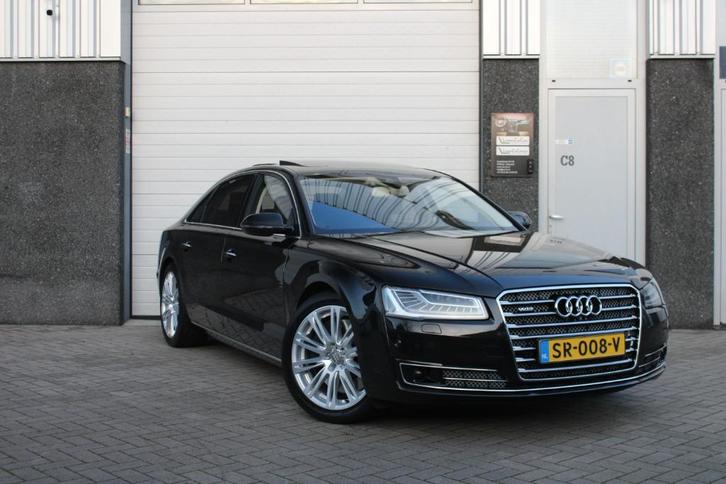 Audi A8 W12 6.3 FSI Quattro Lang, B&O, Topstaat!, Auto's, Audi, Bedrijf, A8, 360° camera, 4x4, ABS, Adaptive Cruise Control, Airbags