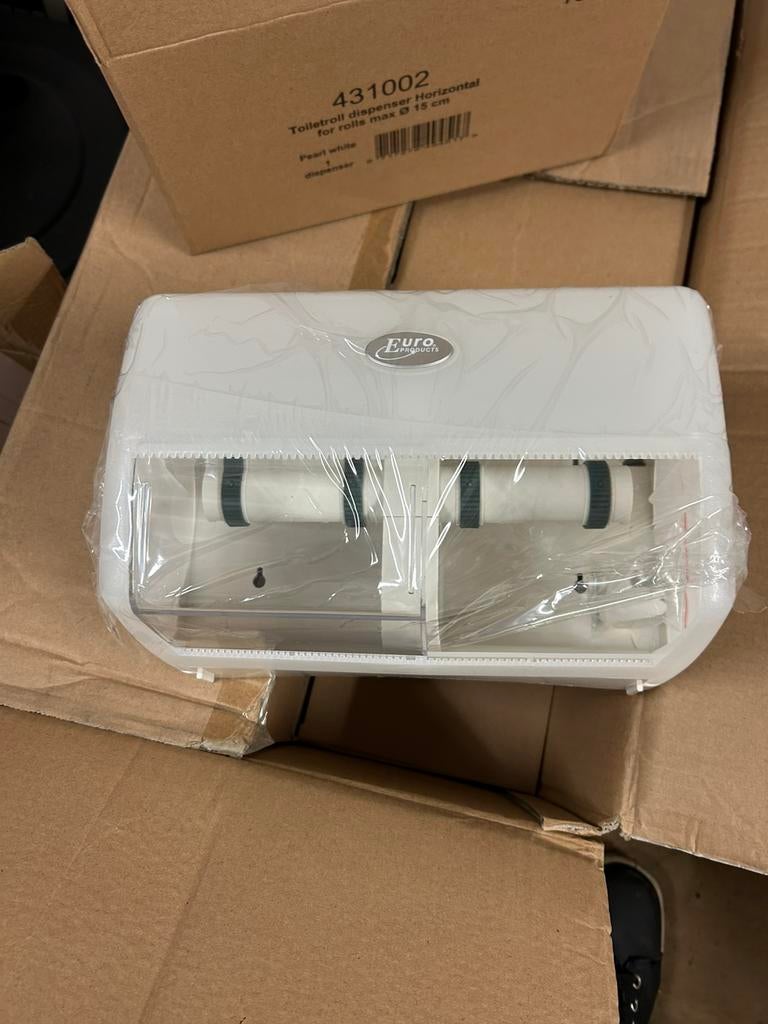 Dispenser toiletpapier en papieren handoekjes, Ophalen of Verzenden, Nieuw