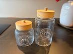 2 Riviera maison voorraadpotten, Ophalen, Zo goed als nieuw, Glas, Pot, Bus of Blik