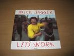 Mick Jagger – Let’s Work, Cd's en Dvd's, 7 inch, Single, Ophalen of Verzenden, Zo goed als nieuw