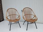 setje vintage rotan stoelen Rohe Noordwolde, Ophalen, Gebruikt, Zwart, Twee