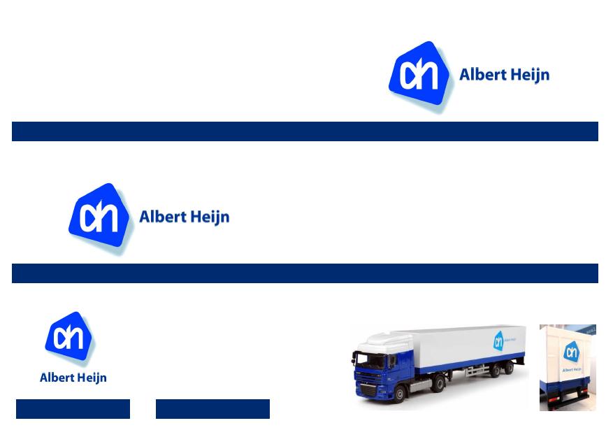 Vrachtauto decal 1:50 Albert Heijn ( type 2 ), Hobby en Vrije tijd, Modelauto's | 1:50, Verzenden, Nieuw, Bus of Vrachtwagen, Overige merken