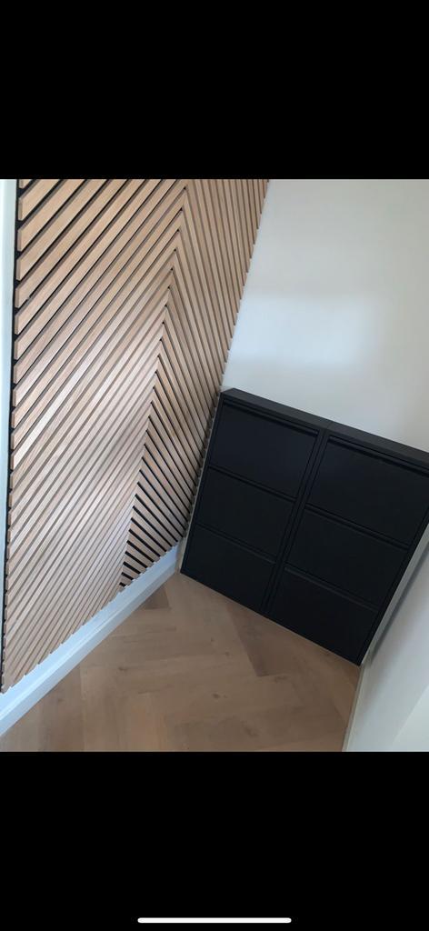 Akupanel akoestische wandpanelen lattenwand visgraat, Doe-het-zelf en Verbouw, Platen en Panelen, Nieuw, Ophalen of Verzenden