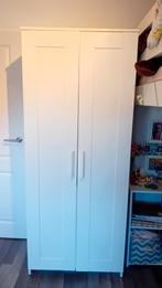 IKEA BRIMNES kledingkast wit, 78x190 cm, Kast, 105 cm of meer, Ophalen of Verzenden, Zo goed als nieuw
