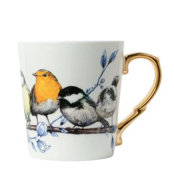 HEINEN DELFTS BLAUW - MOK - BOSVOGELS - IJSVOGEL - KOLIBRI beschikbaar voor biedingen