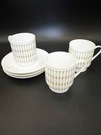 3 x koffiekopjes en schotels Melitta Hamburg Jaren 70, Huis en Inrichting, Keuken | Servies, Ophalen of Verzenden, Zo goed als nieuw
