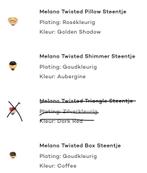 Melano Twisted Steentjes, Ophalen of Verzenden, Nieuw