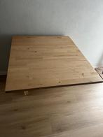 Opklapbare tafel met lades - 190x80cm, Huis en Inrichting, Tafels | Sidetables, Ophalen