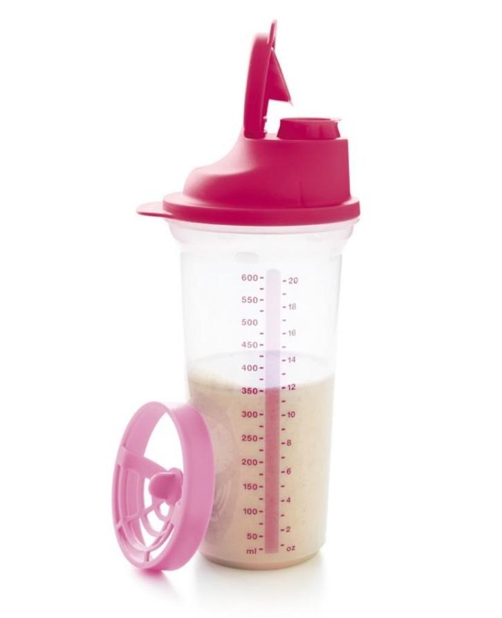 Tupperware Quick Shaker 600ml Roze Nieuw, Huis en Inrichting, Keuken | Tupperware, Nieuw, Beker of Kan, Ophalen of Verzenden