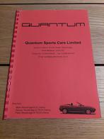 Brochure Quantum Sports Cars Limited 1998, Boeken, Auto's | Folders en Tijdschriften, Overige merken, Ophalen of Verzenden, Zo goed als nieuw
