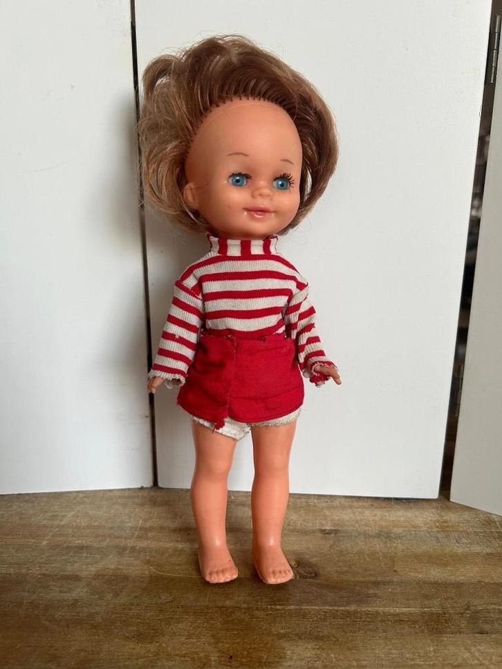 Vintage Sebino pop jaren 70 uit Italië, Verzamelen, Poppen, Gebruikt, Pop, Ophalen of Verzenden