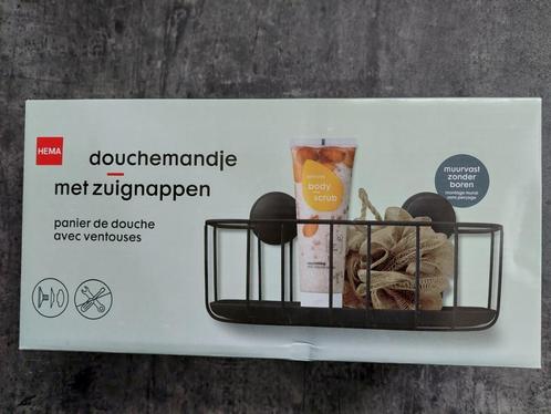 Douchemandje, Huis en Inrichting, Badkamer | Badtextiel en Accessoires, Nieuw, Overige typen, Zwart, Ophalen of Verzenden