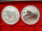 Zilveren Lunar 1/2 kg munten in va €895.-, Ophalen of Verzenden, Zilver