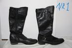 Dames laarzen, Hoog, Zwart, maat 42, (1A), Hoge laarzen, Verzenden, Zwart, Zo goed als nieuw