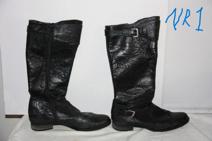 Dames laarzen, Hoog, Zwart, maat 42, (1A), Kleding | Dames, Schoenen, Zo goed als nieuw, Hoge laarzen, Zwart, Verzenden