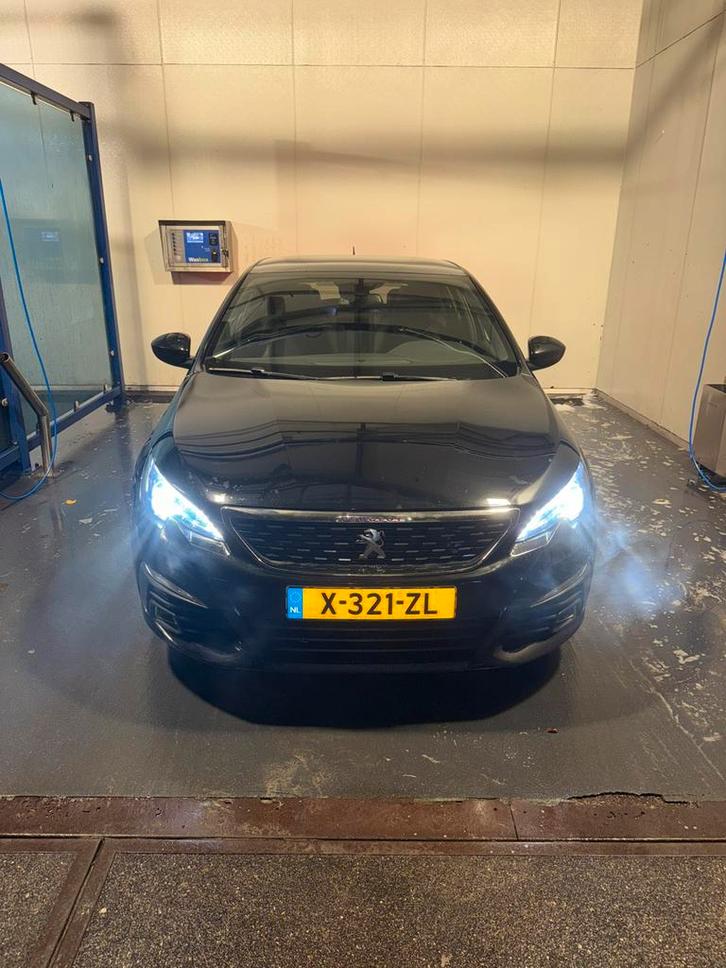 Peugeot 308 II 2.0 GT  BlueHDI 180 EAT8 AUT. 2018 Zwart, Auto's, Peugeot, Bedrijf, ABS, Adaptieve lichten, Airbags, Airconditioning