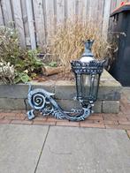 Gietijzeren buitenlantaarn, Wandlamp, Ophalen of Verzenden, 50 tot 250 watt, Waterbestendig