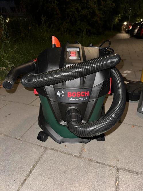 Bosch bouwstofzuiger alleszuiger UniversalVac 15, Witgoed en Apparatuur, Stofzuigers, Ophalen