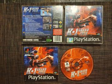 K-1 Grand Prix Boxing Playstation 1 K1 Boxen Game PS1 beschikbaar voor biedingen