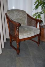 Webbing fauteuil, Huis en Inrichting, Ophalen, Hout, Gebruikt, 75 tot 100 cm