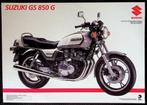 Suzuki GS 850 G / GR 650X brochure, Ophalen of Verzenden, Zo goed als nieuw