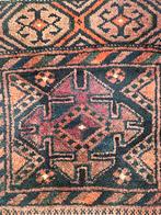 Handmade Persian wool Square nomad pillow carpet 55x60cm, Persian, 50 tot 100 cm, Onbekend, Onbekend