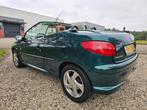 Peugeot 206 CC 1.6-16V Roland Garros LEER/airco, Auto's, Peugeot, Gebruikt, 4 cilinders, Cabriolet, 4 stoelen