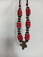 Vintage Berber ketting met kruis van Boghdad, Sieraden, Tassen en Uiterlijk, Kettingen, Ophalen of Verzenden, Zo goed als nieuw