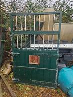 Zware stalen staldeuren met sluitwerk, Dieren en Toebehoren, Ophalen, Metaal, Vogelkooi