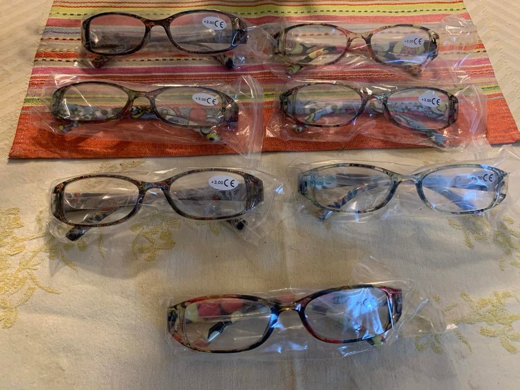 Leesbrillen +3.00 - Diverse Monturen, Overige merken, Overige kleuren, Nieuw, Ophalen of Verzenden