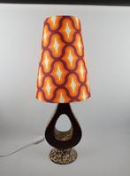 Handgemaakte Retro Lampenkap in 70s Stijl, Crème, 25 tot 50 cm, Nieuw, Ophalen of Verzenden