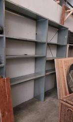 Mooie lange grote stevige stellingskast, ijzer.., Ophalen, Zo goed als nieuw