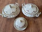 Vintage Porseleinen Terrines en Botervloot met Rozen Decor, Antiek en Kunst, Antiek | Keramiek en Aardewerk, Ophalen of Verzenden