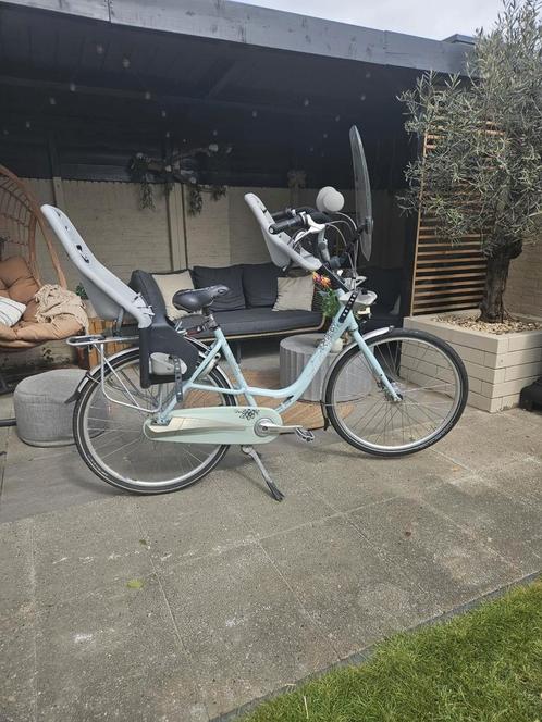 Gazelle bloom moederfiets yepp kinderstoelen, Fietsen en Brommers, Fietsen | Dames | Moederfietsen, Gebruikt, Gazelle, 50 tot 53 cm