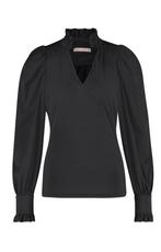 Studio anneloes rosella blouse L zwart travelstof, Zwart, Ophalen of Verzenden, Zo goed als nieuw